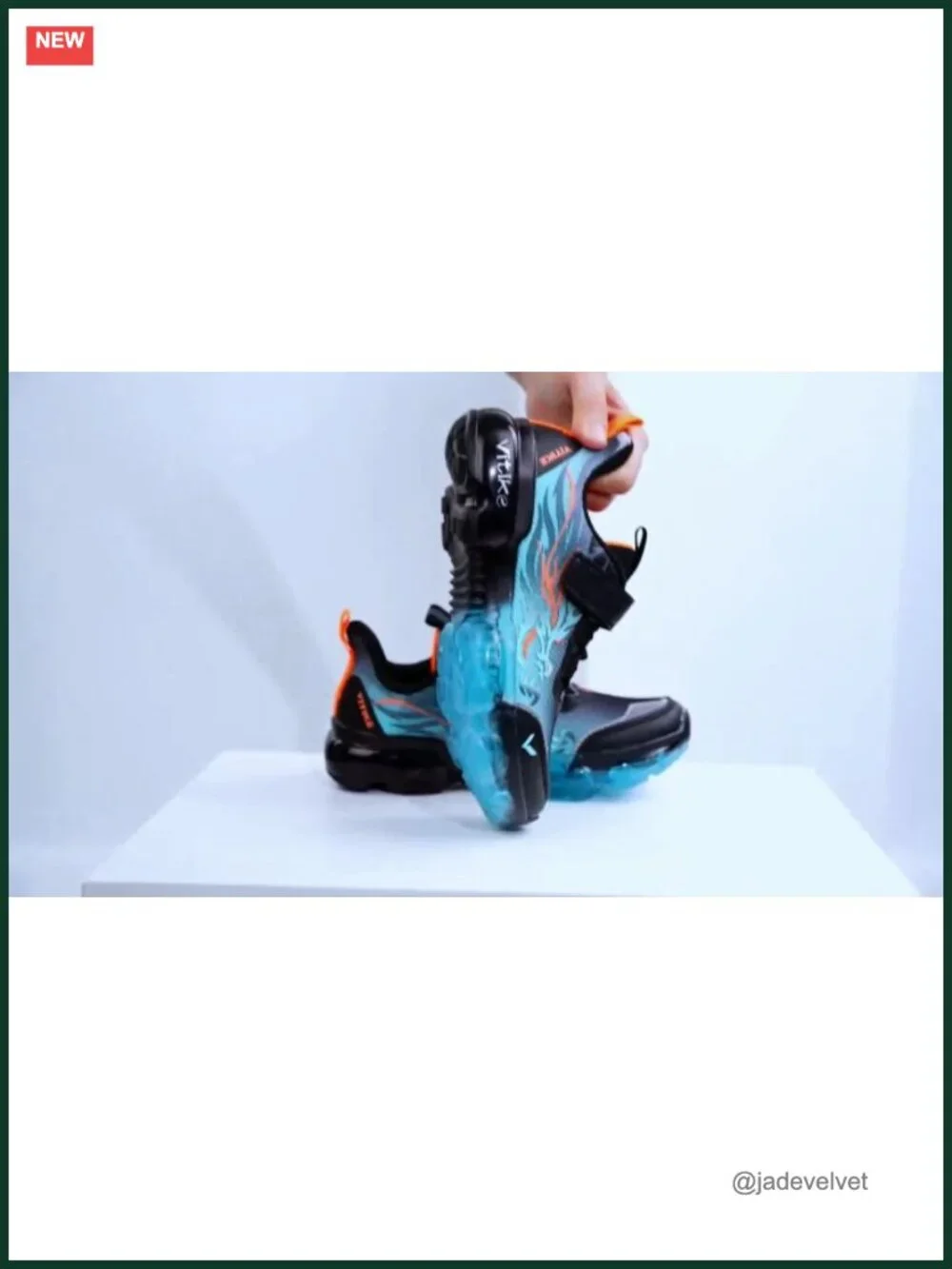 Kids Breathable Mesh Sneakers | Hook-and-Loop | Lightweight Non-slip